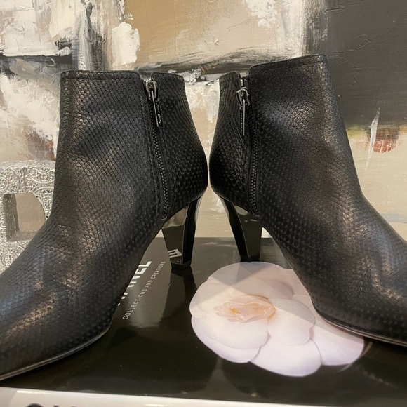 Jimmy Choo Embossed Leather Boots - Picture 7 of 13